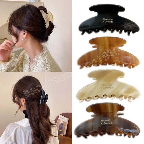 solid color large size women acetate hair claws crab clamps elegance lady hair clips headdress fashion hair accessories, Slivery;white
solid color large size women acetate hair claws crab clamps elegance lady hair clips headdress fashion hair accessories, Slivery;white