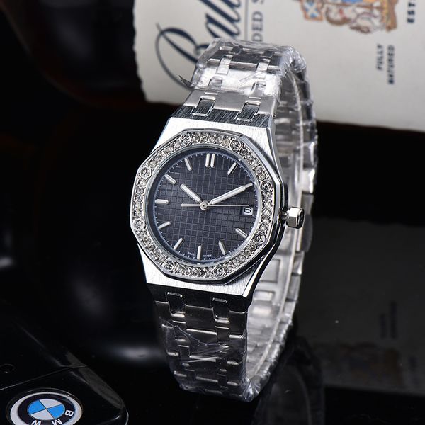 woman full dial working automatic calendar reservation diamond women's watch luxury fashion women's full steel band quartz sports, Slivery;brown
woman full dial working automatic calendar reservation diamond women's watch luxury fashion women's full steel band quartz sports, Slivery;brown