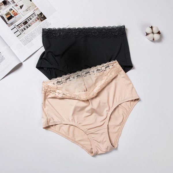 women's panties delimira 2-pack lace underwear smooth high waist suitable for women's underwear 230331, Black;pink
women's panties delimira 2-pack lace underwear smooth high waist suitable for women's underwear 230331, Black;pink