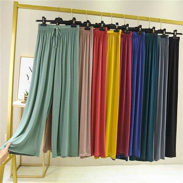 high waist capris drooping modal cotton loose large size slimming wide leg pants, Black;white
high waist capris drooping modal cotton loose large size slimming wide leg pants, Black;white