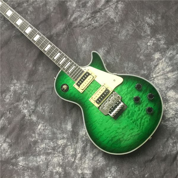 factory direct selling guitar electric lp custom color thick green big flower guitar guitar vibrato in china
factory direct selling guitar electric lp custom color thick green big flower guitar guitar vibrato in china
