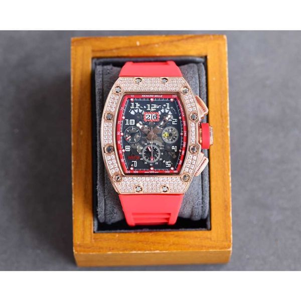luxury mechanical watch richar mills rm11 swiss automatic movement sapphire mirror imported rubber strap ofpw, Slivery;brown
luxury mechanical watch richar mills rm11 swiss automatic movement sapphire mirror imported rubber strap ofpw, Slivery;brown