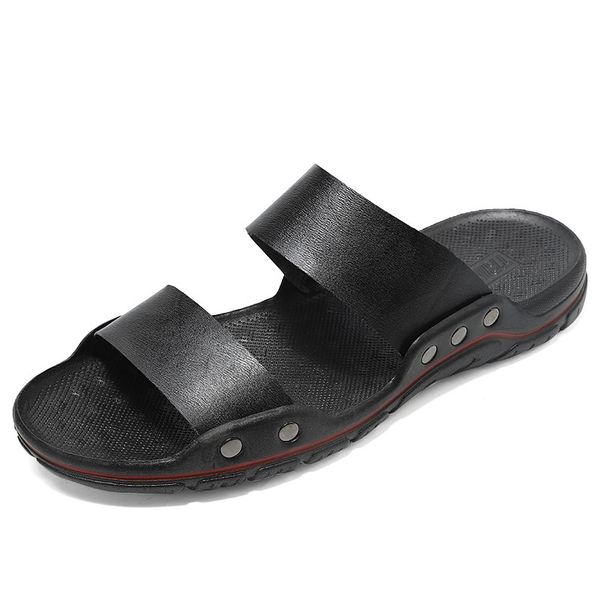 casual famous men sandals shoes slippers summer flip flops beach men shoes leather sandalias zapatos hombre size 38-48, Black
casual famous men sandals shoes slippers summer flip flops beach men shoes leather sandalias zapatos hombre size 38-48, Black