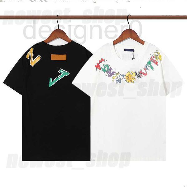 men's t-shirts popular designer t shirt t-shirt luxury classic letter rainbow color print tshirts tshirt womens simple casual cotton te, White;black
men's t-shirts popular designer t shirt t-shirt luxury classic letter rainbow color print tshirts tshirt womens simple casual cotton te, White;black