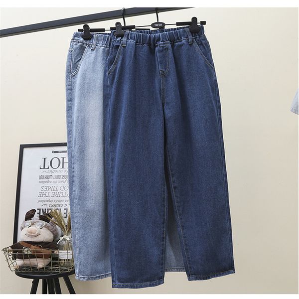 women's jeans jean fashion 21 spring autumn high waist solid color straight nine points harlan pants female clothing 230330, Blue
women's jeans jean fashion 21 spring autumn high waist solid color straight nine points harlan pants female clothing 230330, Blue