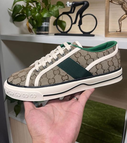tennis 1977 canvas casual shoes luxurys designers womens shoe italy green and red web stripe rubber sole stretch cotton low mens sneaker siz, Black
tennis 1977 canvas casual shoes luxurys designers womens shoe italy green and red web stripe rubber sole stretch cotton low mens sneaker siz, Black