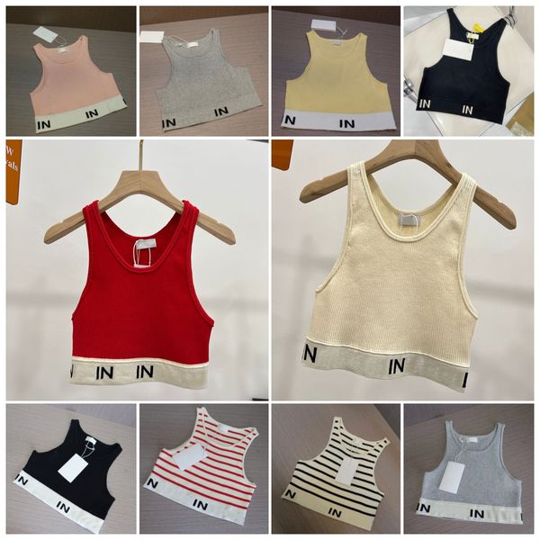 letters jacquard t shirt women knit t shirts summer sleeveless vest shirts 10 styles designer shirt sweater beach shirts, White
letters jacquard t shirt women knit t shirts summer sleeveless vest shirts 10 styles designer shirt sweater beach shirts, White