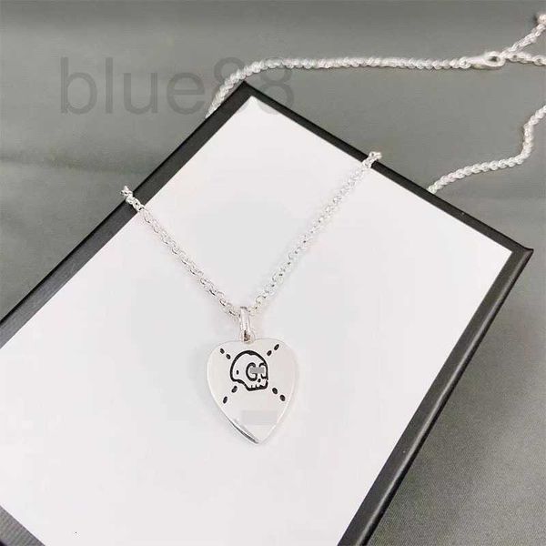 earrings & necklace designer sterling silver double skull female elf heart shaped pendant collar chain couple gift 82rz
earrings & necklace designer sterling silver double skull female elf heart shaped pendant collar chain couple gift 82rz
