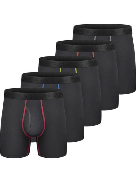 underpants 5-piece men's boxing underwear cotton underwear 6 "non cycling regular elastic broadband boxing underwear 230331, Black;white
underpants 5-piece men's boxing underwear cotton underwear 6 "non cycling regular elastic broadband boxing underwear 230331, Black;white