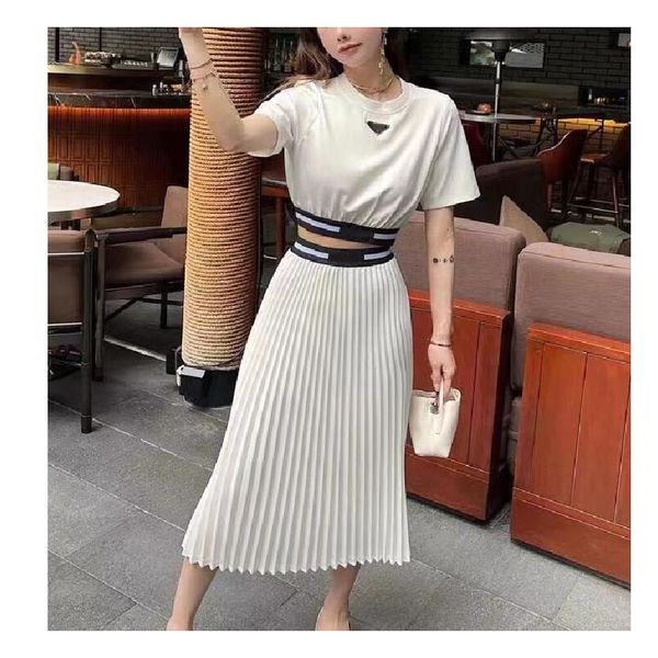 ss fashion women two piece dress t-shirt dress set triangle letter hip short sleeve round neck set style pleated dress casua women fashion s, White
ss fashion women two piece dress t-shirt dress set triangle letter hip short sleeve round neck set style pleated dress casua women fashion s, White