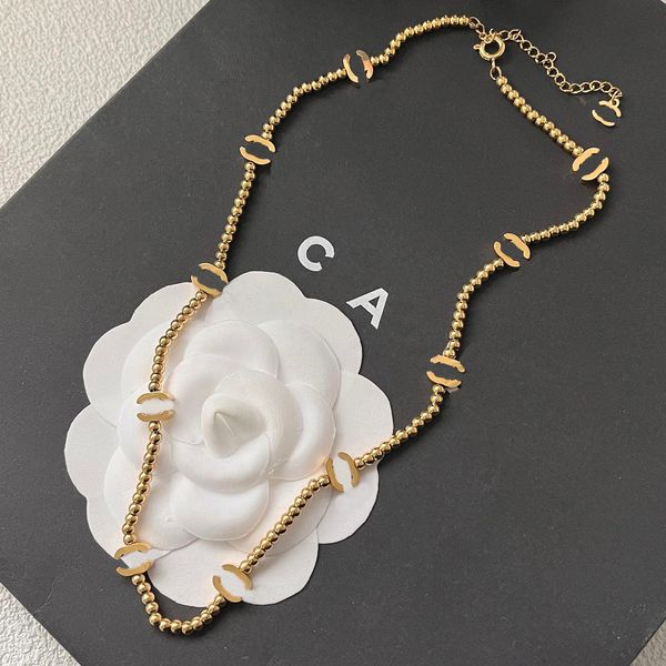 designer channel beaded necklaces for women correct brand circle delicate fashion stainless steel gift luxury quality gifts family friend co, Silver
designer channel beaded necklaces for women correct brand circle delicate fashion stainless steel gift luxury quality gifts family friend co, Silver