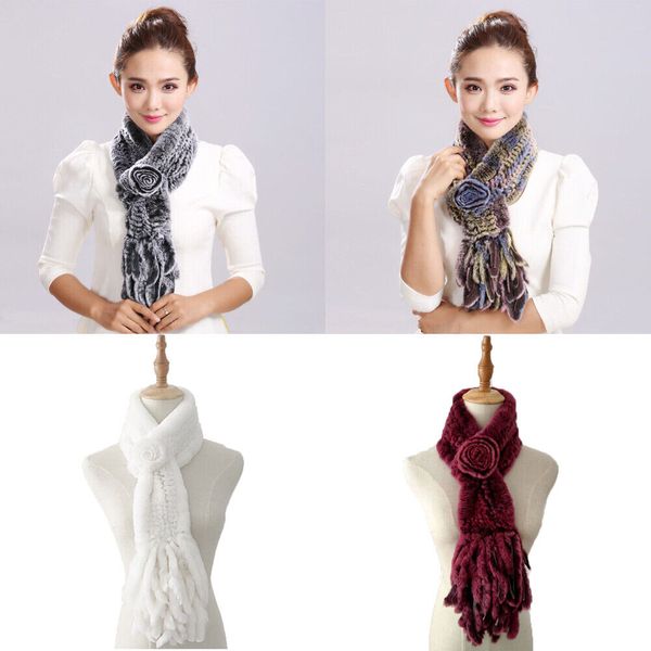 women fur scarf rex rabbit shawl wraps winter warm neckerchief hand-woven, Blue;gray
women fur scarf rex rabbit shawl wraps winter warm neckerchief hand-woven, Blue;gray