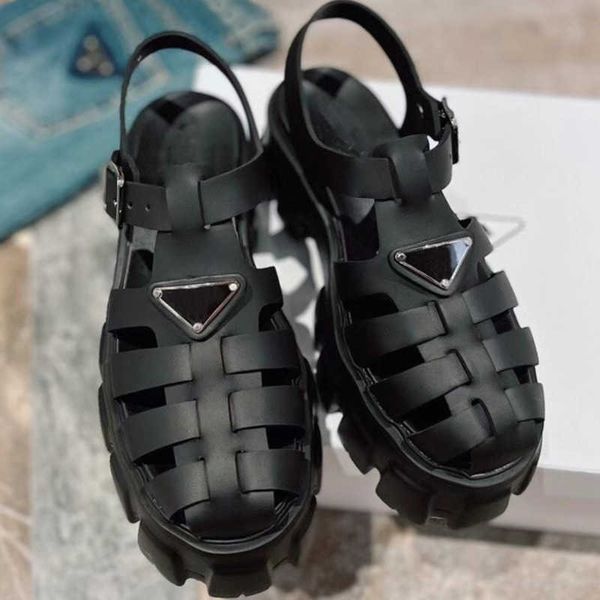 fashion p women foam rubber sandals designer summer shoes metal triangle sandal retro beach footwear sandals with box, Black
fashion p women foam rubber sandals designer summer shoes metal triangle sandal retro beach footwear sandals with box, Black