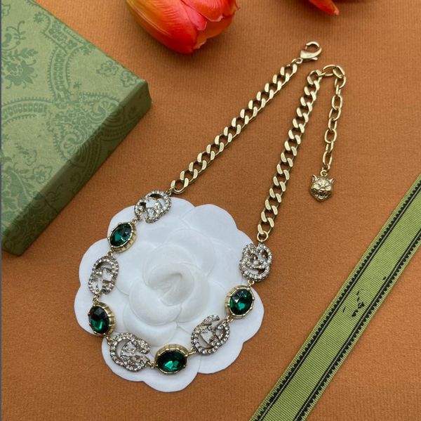 pendant necklaces luxury brand fashion jewelry emerald letter necklace, Silver
pendant necklaces luxury brand fashion jewelry emerald letter necklace, Silver