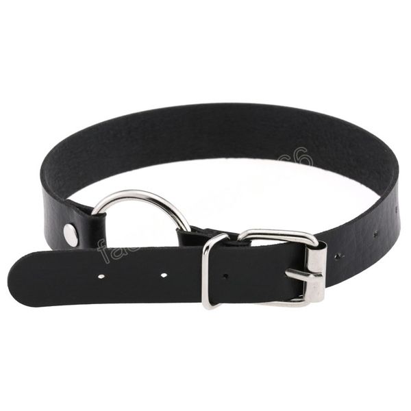 women men harajuku circle collar clavicle necklaces pu leather necklaces hip hop punk choker necklace jewelry, Golden;silver
women men harajuku circle collar clavicle necklaces pu leather necklaces hip hop punk choker necklace jewelry, Golden;silver