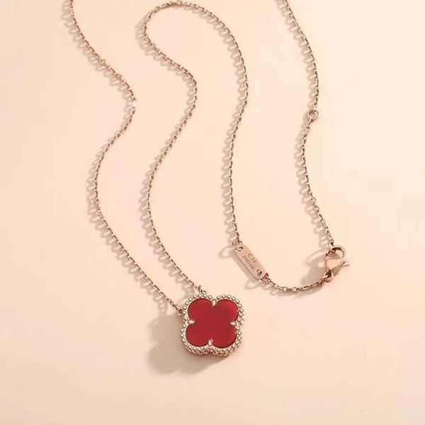 van clover necklace designer fourleaf clover chain female collarbone pendant light luxury small gift girlfriend, Silver
van clover necklace designer fourleaf clover chain female collarbone pendant light luxury small gift girlfriend, Silver
