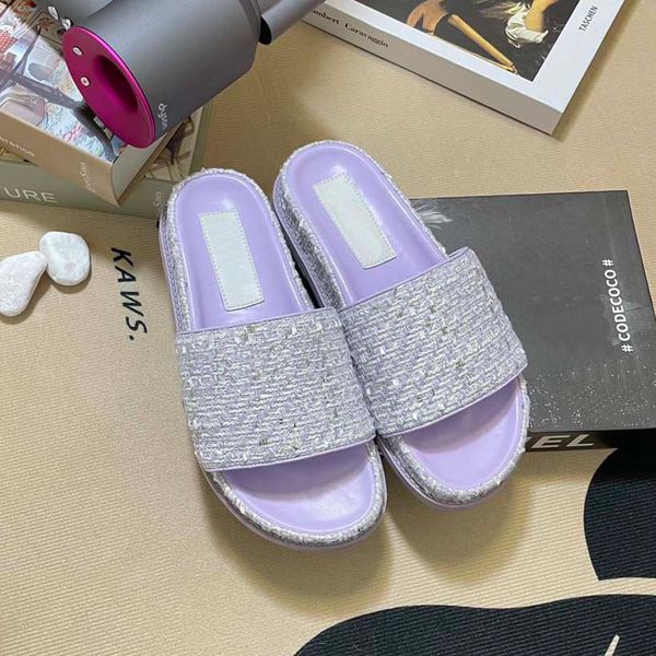 2023 designer slippers women's sandals small fragrance slippers quilted thick sole non-slip bottom summer beach slippers super comforta, Black
2023 designer slippers women's sandals small fragrance slippers quilted thick sole non-slip bottom summer beach slippers super comforta, Black