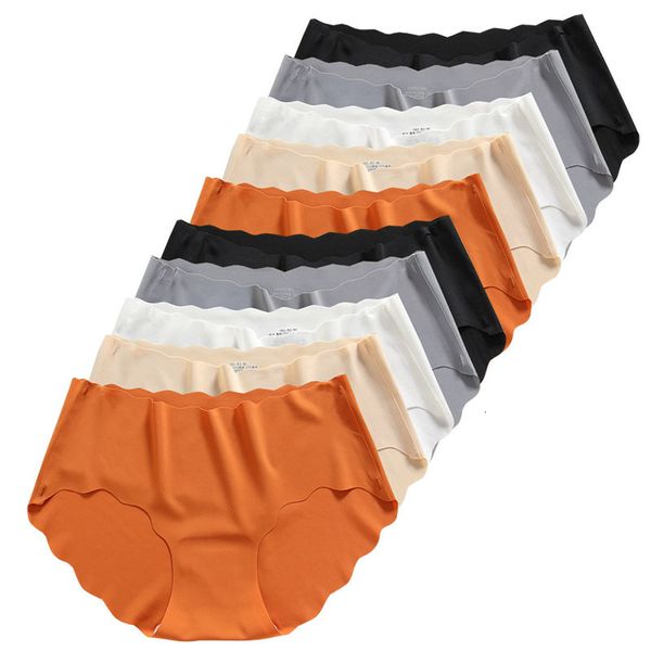 women's panties 10 pieces ice silk seamless underwear women's underwear wave long sleeve fabric comfortable women's underwear, Black;pink
women's panties 10 pieces ice silk seamless underwear women's underwear wave long sleeve fabric comfortable women's underwear, Black;pink