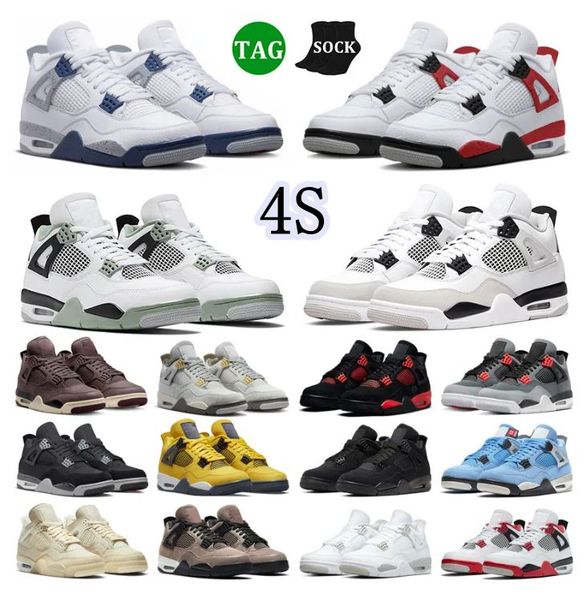 4 basketball shoes men women 4s midnight navy military black cat red cement thunder oil green white oreo lightning mens trainers 3.2
4 basketball shoes men women 4s midnight navy military black cat red cement thunder oil green white oreo lightning mens trainers 3.2