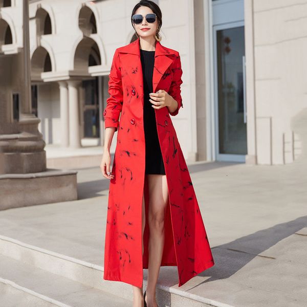 women's trench coats spring autumn coat double breasted print pockets long windbreaker office lady thin fashion overcoat female 230331, Tan;black
women's trench coats spring autumn coat double breasted print pockets long windbreaker office lady thin fashion overcoat female 230331, Tan;black