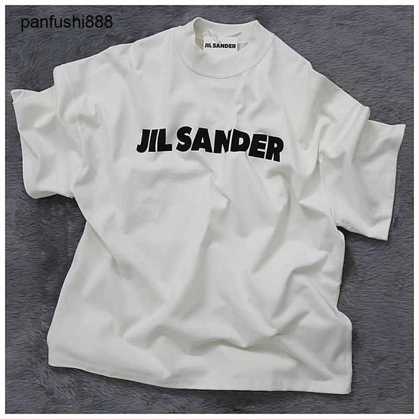 casual sweater jier sanders minimal fashion street loose oversize heavy cotton men's and women's short sleeve t-shirt, White;black
casual sweater jier sanders minimal fashion street loose oversize heavy cotton men's and women's short sleeve t-shirt, White;black