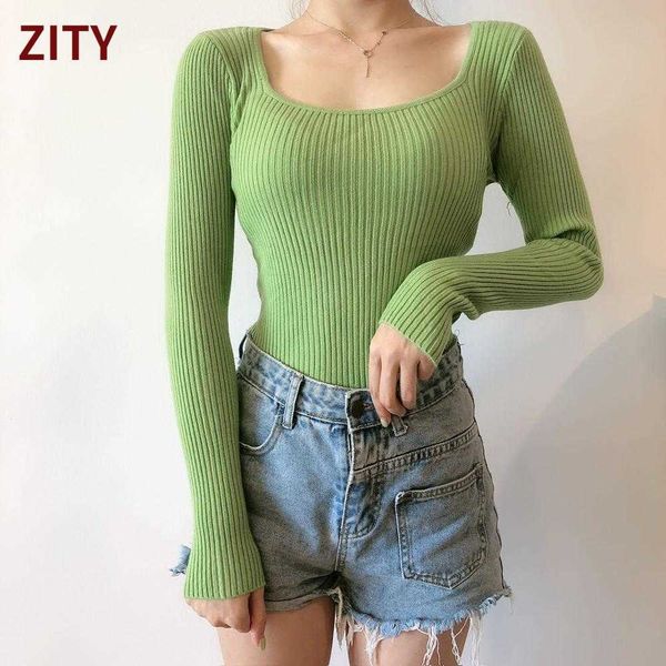 women's casual long sleeve knitted crop women sweater pullovers basic solid stripes for woman streetwear slim fit p230331 p230308, Black
women's casual long sleeve knitted crop women sweater pullovers basic solid stripes for woman streetwear slim fit p230331 p230308, Black