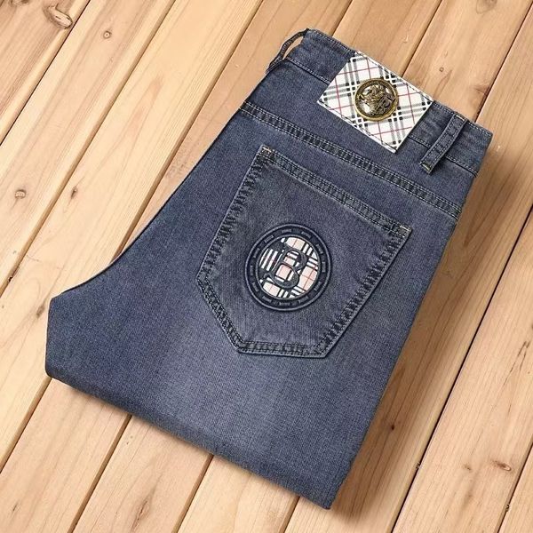 men's jeans loose straight sleeve summer casual long pants thin fashion embroidery pants pencil pants, Blue
men's jeans loose straight sleeve summer casual long pants thin fashion embroidery pants pencil pants, Blue