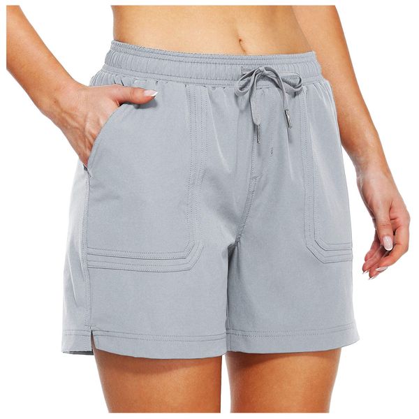 women's shorts quick dry workout casual shorts women's summer high elastic waist pocket casual shorts loose soft women's stre, White;black
women's shorts quick dry workout casual shorts women's summer high elastic waist pocket casual shorts loose soft women's stre, White;black