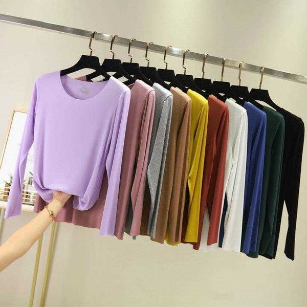womens long sleeved t shirt with thread mask spring and autumn clothing versatile, White
womens long sleeved t shirt with thread mask spring and autumn clothing versatile, White