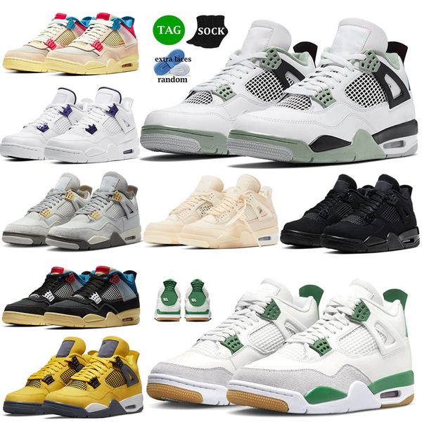 4s seafoam basketball shoes for men women jumpman 4 lightning military dust university black cat sail red thunder white oreo pn blue cool gr
4s seafoam basketball shoes for men women jumpman 4 lightning military dust university black cat sail red thunder white oreo pn blue cool gr