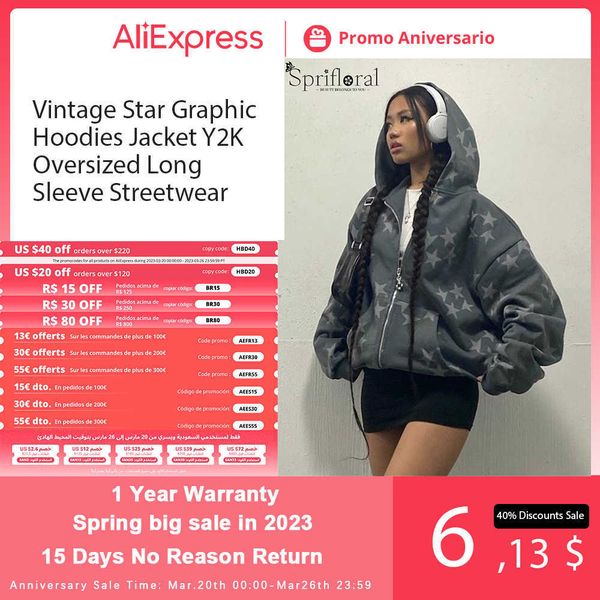vintage star graphic hoodies jacket y2k oversized long sleeve sweatshirt streetwear fashion harajuku print pocket zipper hoodie p230331, Black
vintage star graphic hoodies jacket y2k oversized long sleeve sweatshirt streetwear fashion harajuku print pocket zipper hoodie p230331, Black