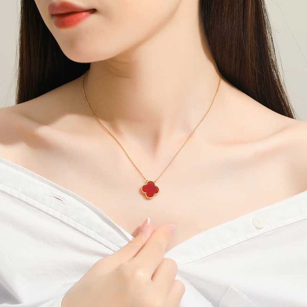 clover necklace four leaf necklaces chain 18k gold necklace female pendant valentine's day girlfriend gift, Silver
clover necklace four leaf necklaces chain 18k gold necklace female pendant valentine's day girlfriend gift, Silver