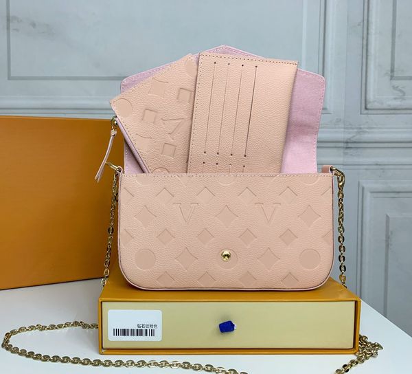 designer womens shoulder bag luxury pochette felicie handbags embossed flower letters empreinte leather mini chain makeup bags ladies fashio
designer womens shoulder bag luxury pochette felicie handbags embossed flower letters empreinte leather mini chain makeup bags ladies fashio