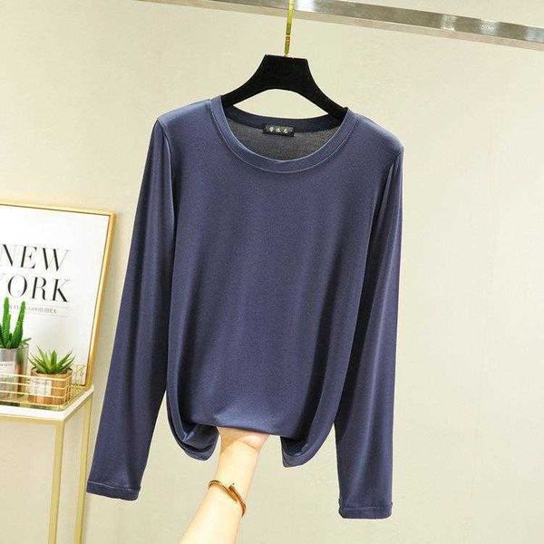 modal long sleeve shirts womens spring and autumn loose large size half round neck, White
modal long sleeve shirts womens spring and autumn loose large size half round neck, White