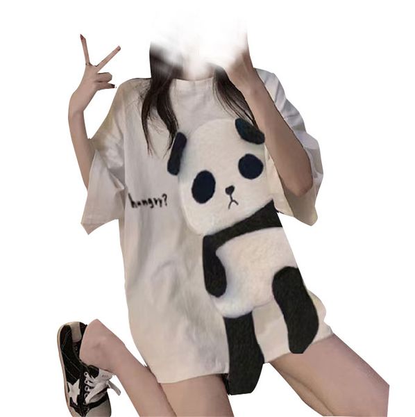 women's cartoon embroidery 2023 summer korean version new medium long short sleeve t-shirt women's foreign trade women's clo, White
women's cartoon embroidery 2023 summer korean version new medium long short sleeve t-shirt women's foreign trade women's clo, White