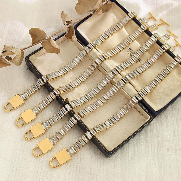 designer bracelet fashion chain jewelry link bracelets stainless steel buckle irregular punk gothic trendy zircon gift for women pleated gol, Black
designer bracelet fashion chain jewelry link bracelets stainless steel buckle irregular punk gothic trendy zircon gift for women pleated gol, Black