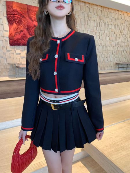 womens two piece sets skirt suit knitted long sleeve coat with pleated skirt set, White
womens two piece sets skirt suit knitted long sleeve coat with pleated skirt set, White