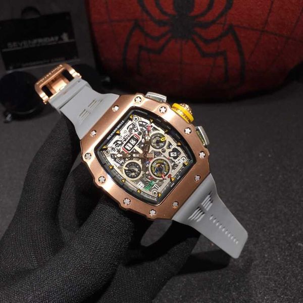 luxury mechanical watch richar mills rm11-03 automatic mechanical movement sapphire mirror rubber strap f0p7, Slivery;brown
luxury mechanical watch richar mills rm11-03 automatic mechanical movement sapphire mirror rubber strap f0p7, Slivery;brown