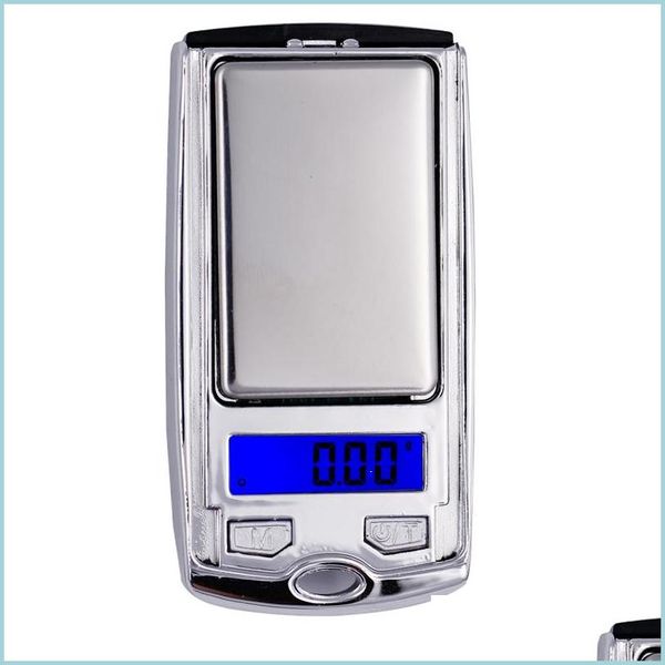 Image of Weighing Scales Car Key Design 200G X 0.01G Mini Electronic Digital Jewelry Scale Nce Pocket Gram Lcd Drop Delivery Office School Bu Dhqzc