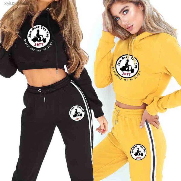 2023 spring autumn casual sportswear women's jott printed suit street hoodie mini loose drawstring pants two-piece set, Black
2023 spring autumn casual sportswear women's jott printed suit street hoodie mini loose drawstring pants two-piece set, Black