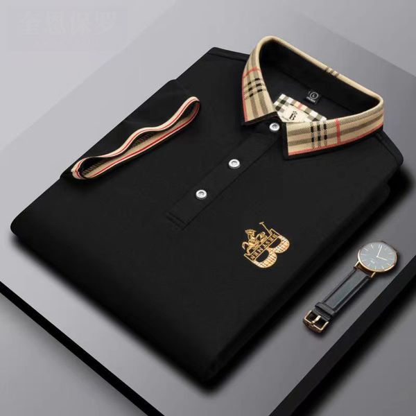 men's plus tees & polos high end embroidered short sleeved cotton polo shirt men s t shirt korean fashion clothing summer luxury top, Black;brown
men's plus tees & polos high end embroidered short sleeved cotton polo shirt men s t shirt korean fashion clothing summer luxury top, Black;brown