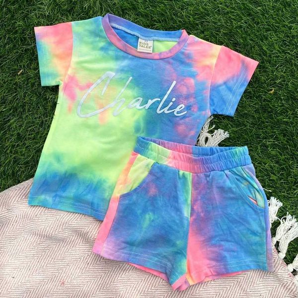 2022 boys girls custom tie dye clothes kids summer t-shirt shorts tracksuit sets personalized children homewear gift for spring p230331, White
2022 boys girls custom tie dye clothes kids summer t-shirt shorts tracksuit sets personalized children homewear gift for spring p230331, White