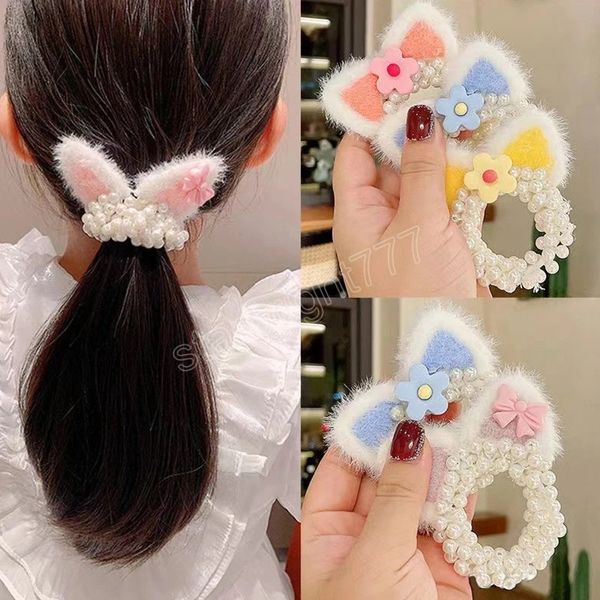 cute cartoon ear hair rope pearl elastic hair bands headbands girls sweet flower headwear hair accessories kids ornaments, Slivery;white
cute cartoon ear hair rope pearl elastic hair bands headbands girls sweet flower headwear hair accessories kids ornaments, Slivery;white