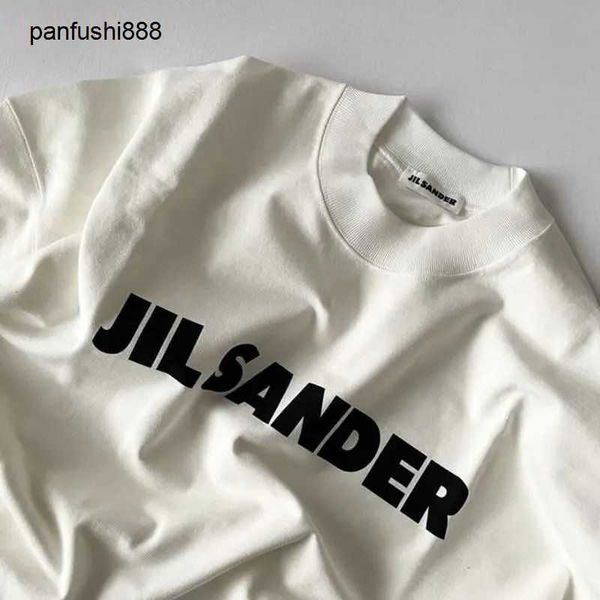 casual sweater jier sanders letter short sleeve oversize loose simple t-shirt k0dc, White;black
casual sweater jier sanders letter short sleeve oversize loose simple t-shirt k0dc, White;black