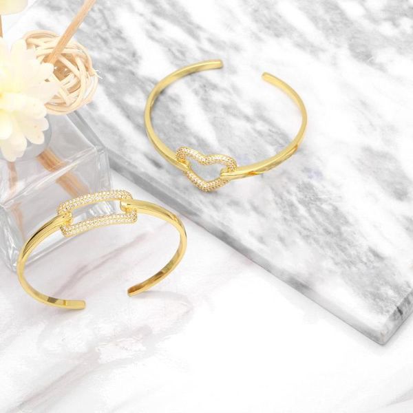 bracelet designer jewelry charm bracelets fashion zircon opened geometric heart shape bangle women luxury jewelry adjustable bangles bracele, Black
bracelet designer jewelry charm bracelets fashion zircon opened geometric heart shape bangle women luxury jewelry adjustable bangles bracele, Black