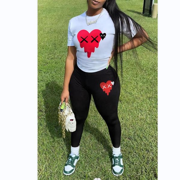 designer summer tracksuits women jogger suits plus size 3xl 4xl 5xl two piece sets short sleeve t-shirt pants heart print outfits sports sui, Gray
designer summer tracksuits women jogger suits plus size 3xl 4xl 5xl two piece sets short sleeve t-shirt pants heart print outfits sports sui, Gray