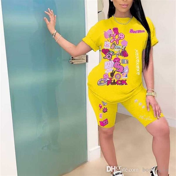 women printed tracksuits sportswear two piece set short sleeve t-shirts and shorts outfits summer plus size clothing, Gray
women printed tracksuits sportswear two piece set short sleeve t-shirts and shorts outfits summer plus size clothing, Gray