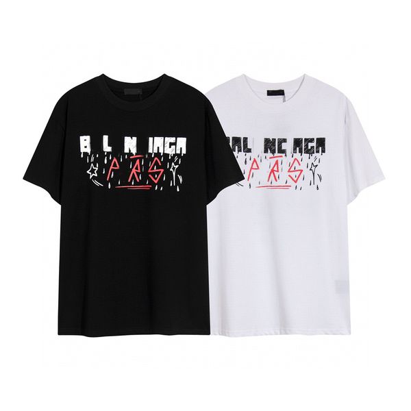 2023 tide brand premium letter drop print short sleeve t-shirt half sleeve leggings men and women of the same style, White;black
2023 tide brand premium letter drop print short sleeve t-shirt half sleeve leggings men and women of the same style, White;black