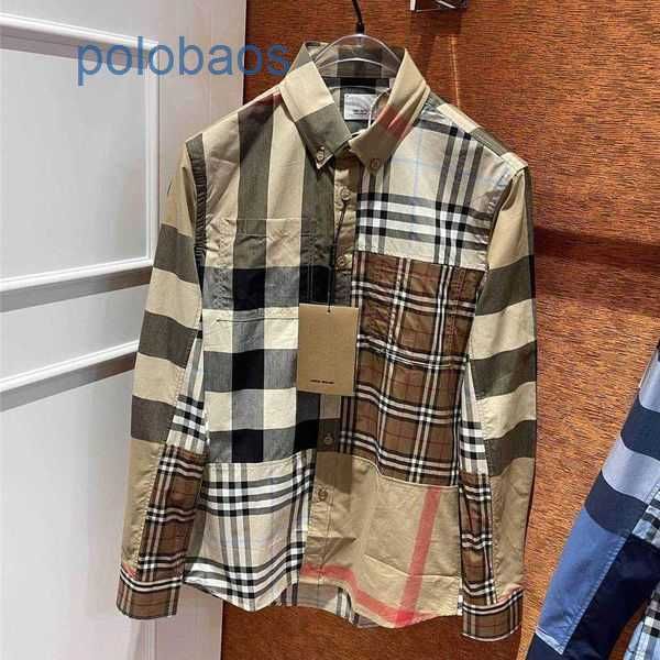 burbersys clothes brand mens jackets coats premium luxury bbr check color contrast splicing shirt high version british and wo outerwear 1 n5, White;black
burbersys clothes brand mens jackets coats premium luxury bbr check color contrast splicing shirt high version british and wo outerwear 1 n5, White;black