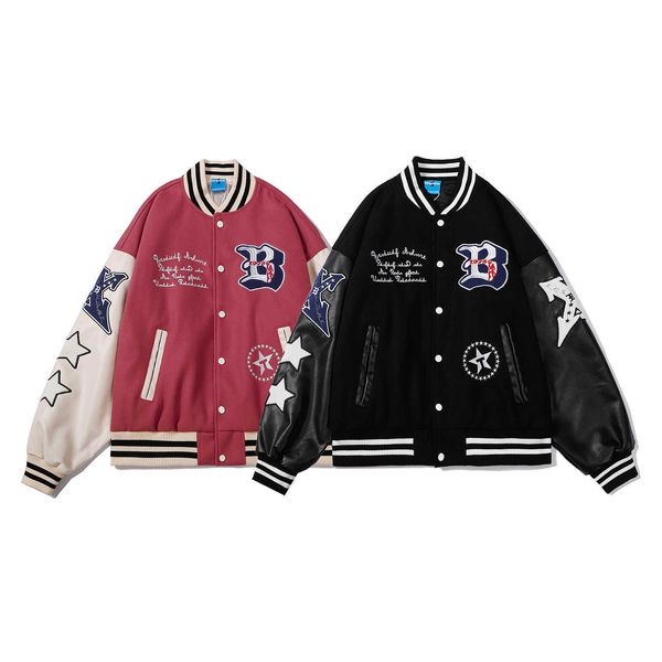 autumn/winter china-chic hip hop american street baseball suit men and women couple autumn suit student party jacket, Black;white
autumn/winter china-chic hip hop american street baseball suit men and women couple autumn suit student party jacket, Black;white
